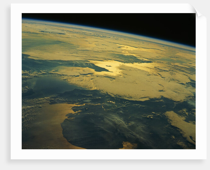 English Channel from Orbit by Anonymous