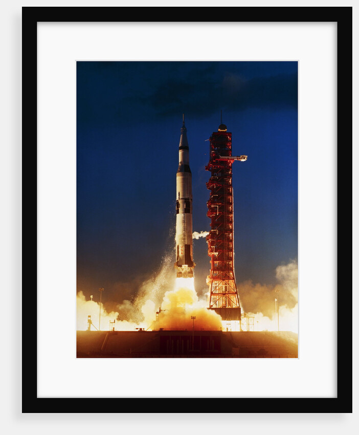 Test Firing of a Saturn V by Anonymous