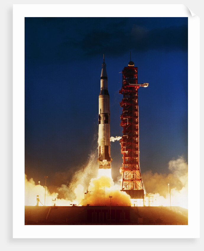 Test Firing of a Saturn V by Anonymous