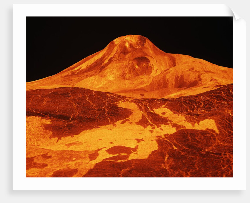 Volcano on Venus by Anonymous
