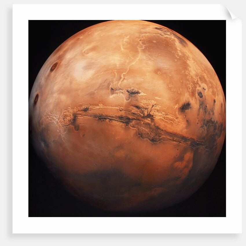 Valles Marineris Hemisphere of Mars by Anonymous