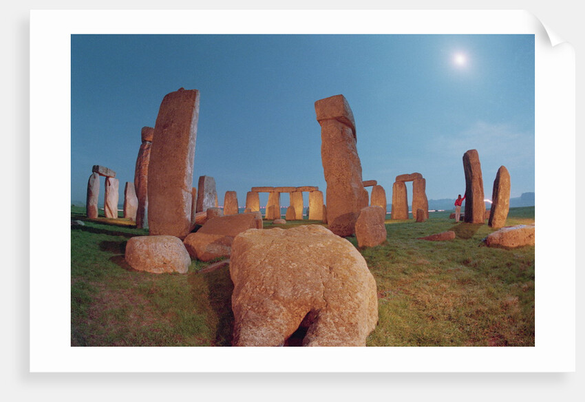 Stonehenge by Moonlight by Anonymous
