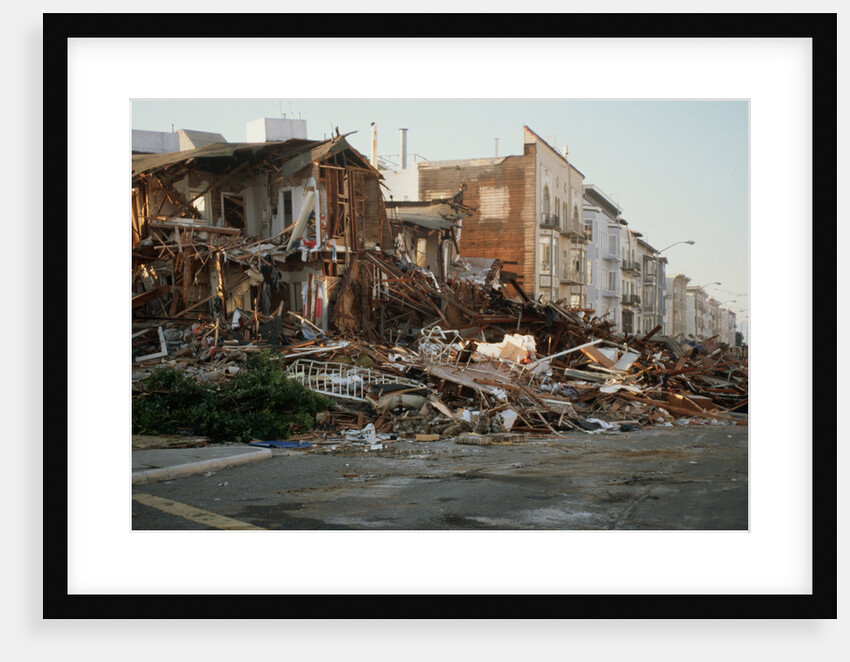 Home Destroyed in Earthquake by Anonymous
