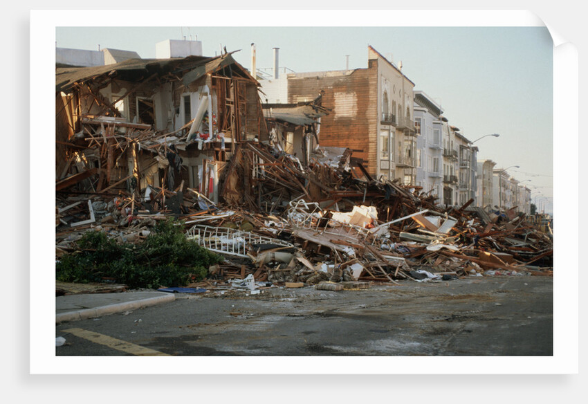 Home Destroyed in Earthquake by Anonymous