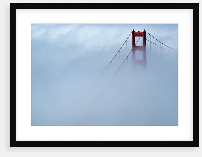 Fog Surrounding Golden Gate Bridge by Anonymous