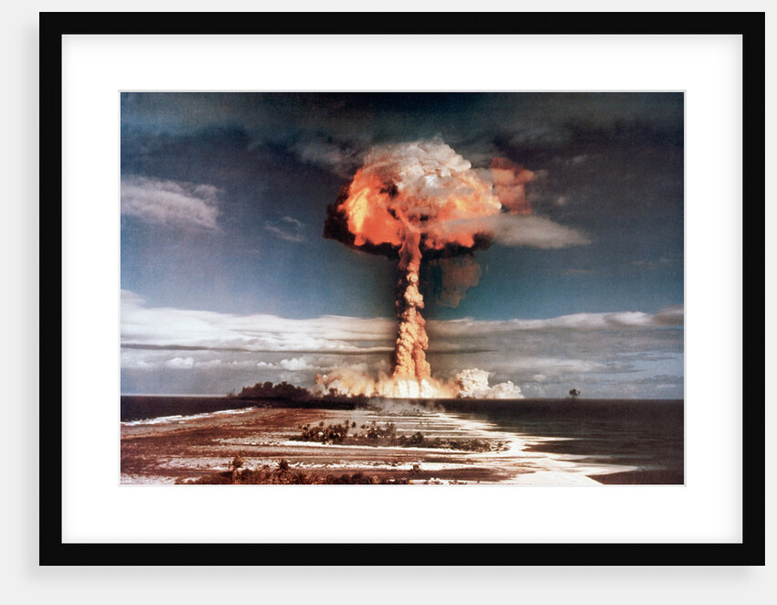 Mushroom Cloud During Atomic Weapons Test by Anonymous
