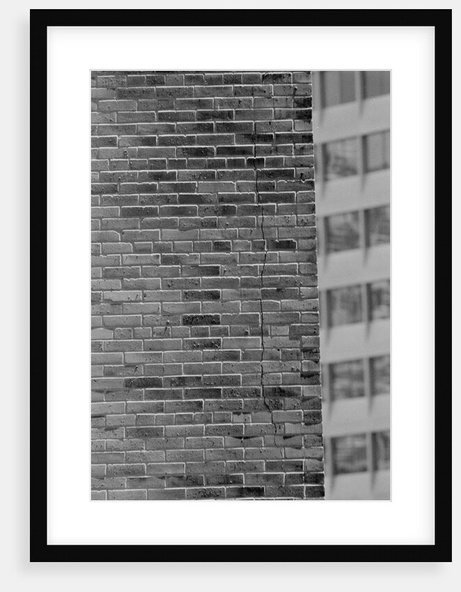 Wall Crack Caused by Earthquake by Anonymous