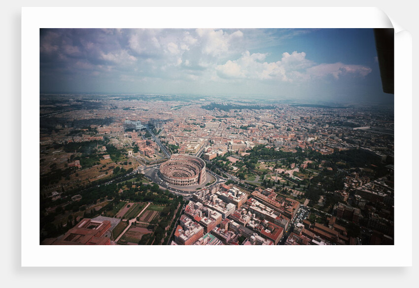 Aerial of Roman Colosseum by Anonymous