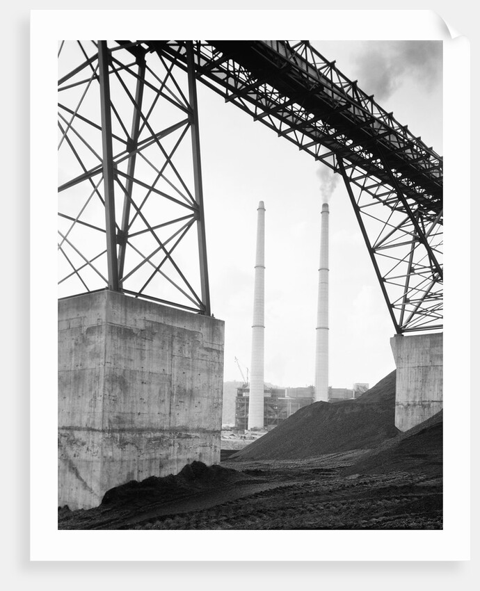 Mine-Mouth Power Plant at Cresap's Bottom by Anonymous
