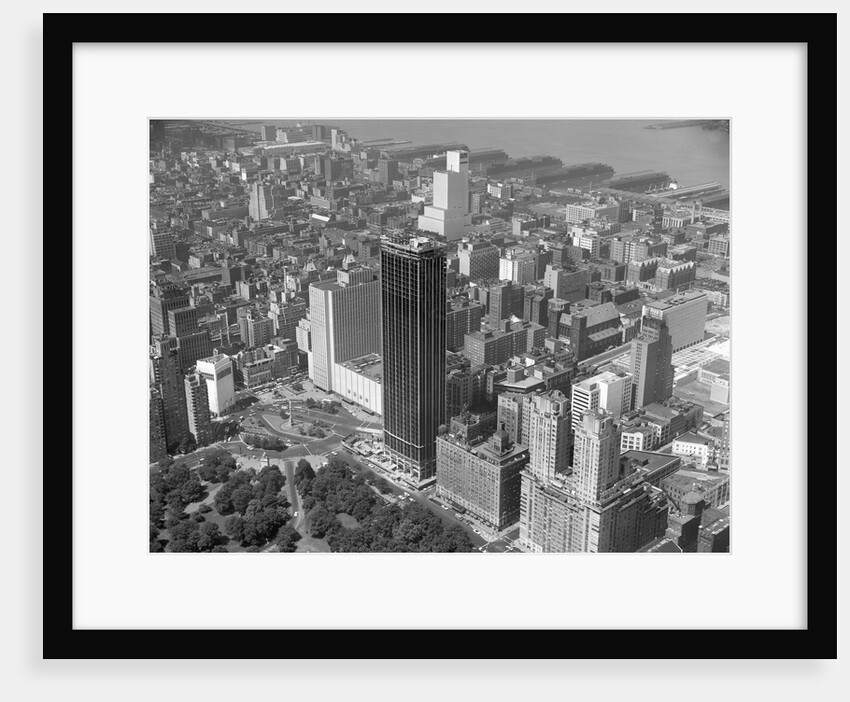 Over Columbus Circle by Anonymous