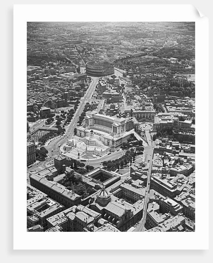 Piazza del Campidoglio, Piazza Venezia and Colosseum by Anonymous