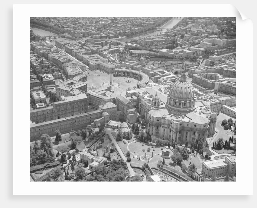 St. Peter's Basilica and the Sistine Chapel with other Vatican Buildings and Grounds by Anonymous