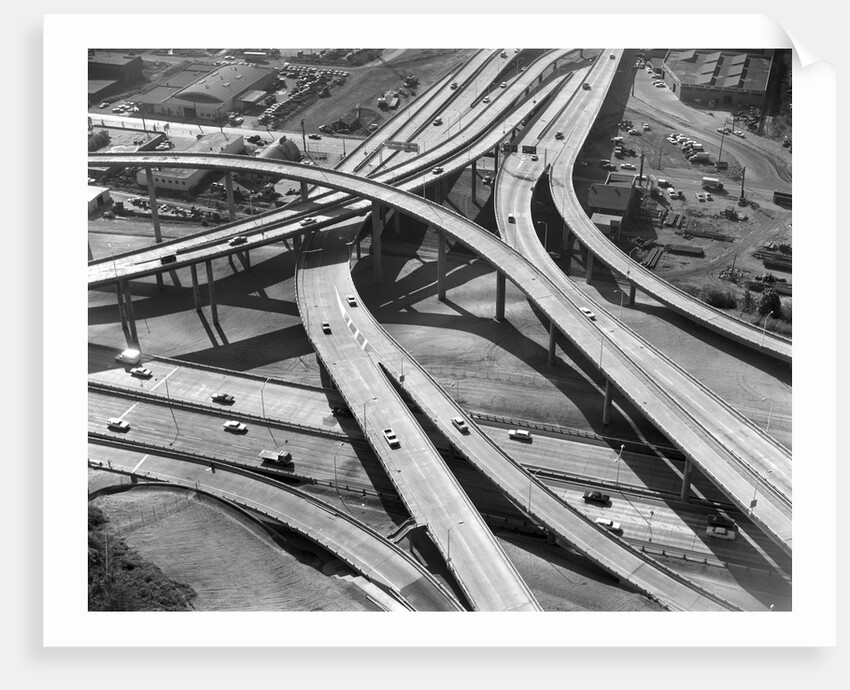 Overpasses and Roadway in Seattle by Anonymous