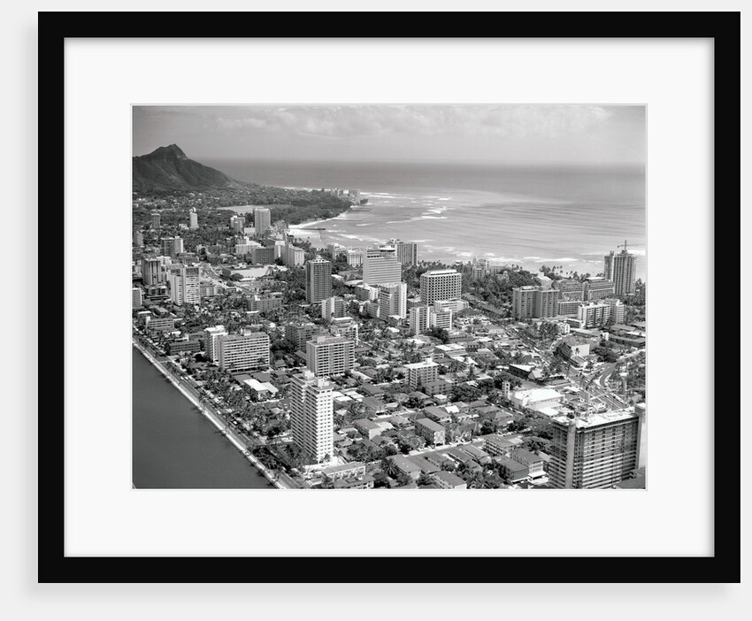 Aerial View of Downtown Honoluu by Anonymous