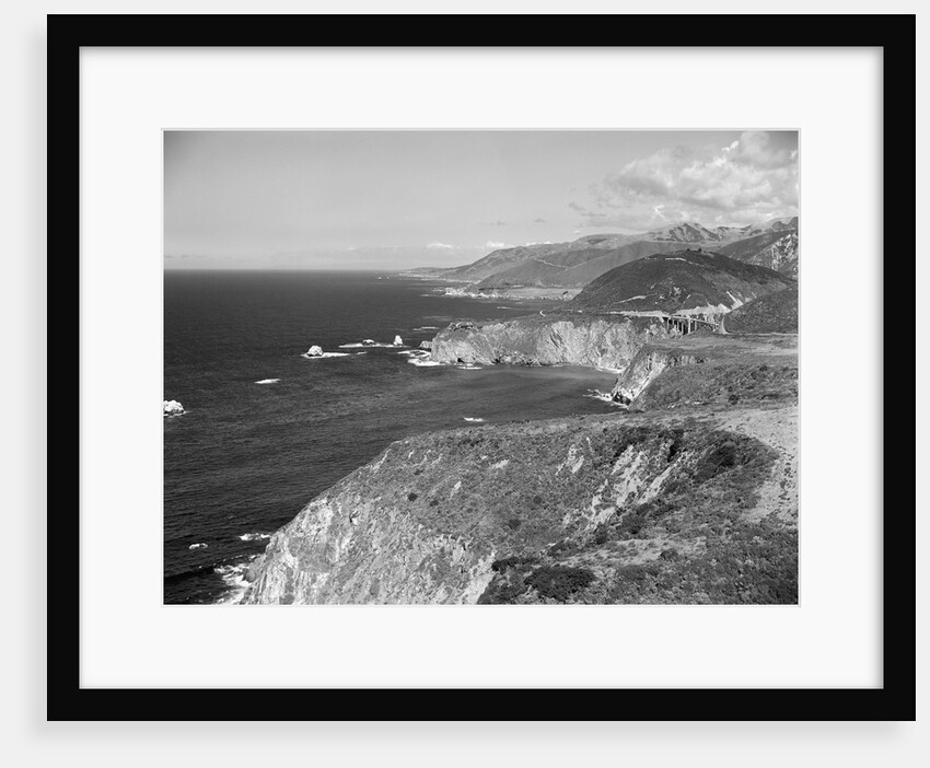 Aerial View of Big Sur Coastline by Anonymous