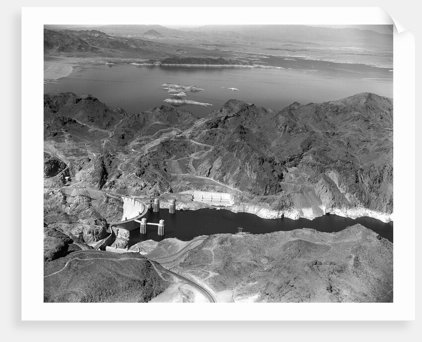Aerial View of Hoover Dam by Anonymous