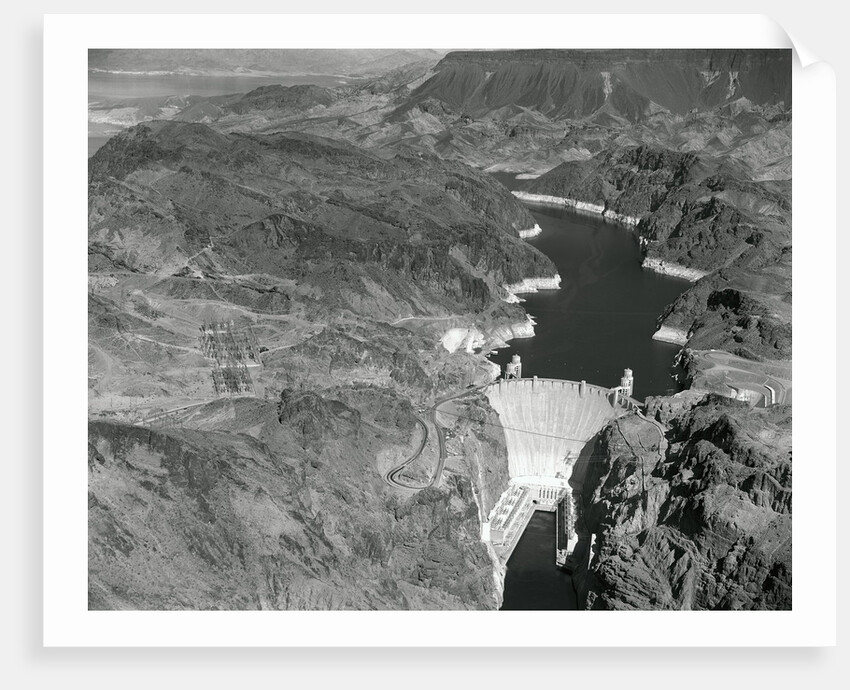 Aerial View of Hoover Dam by Anonymous