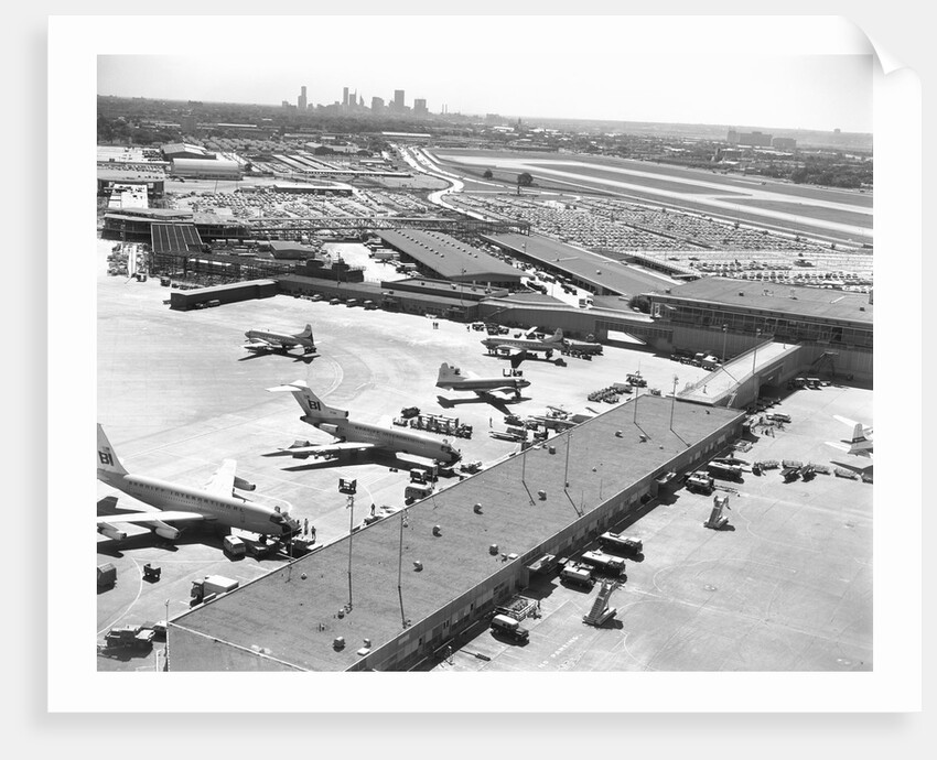 Airplanes at Airport Terminals by Anonymous