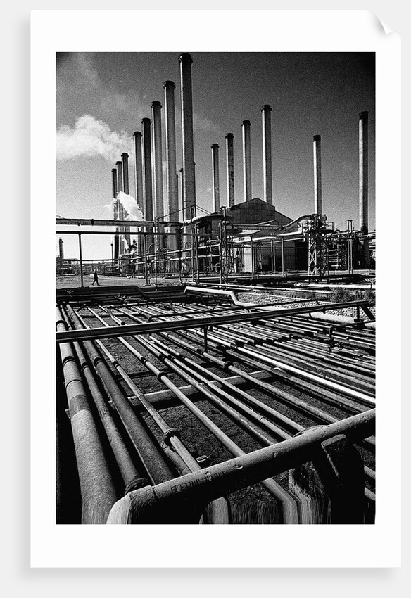 Abadan Oil Refinery by Anonymous