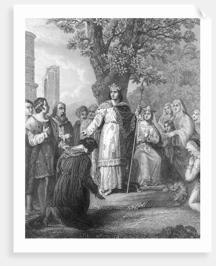 Saint Louis Administering Justice by Anonymous