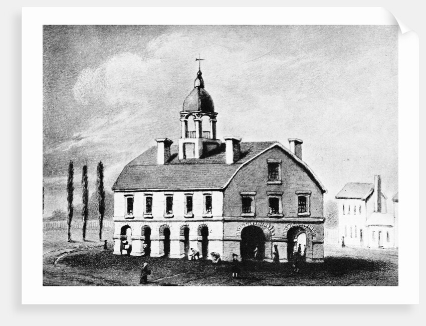 The Exchange Building in New York by Anonymous