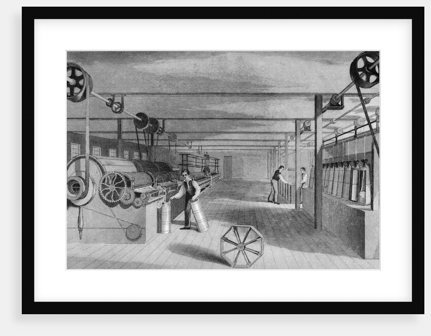 Cotton Mill Processing Cotton by Anonymous