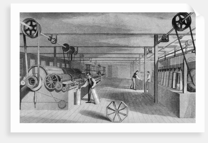 Cotton Mill Processing Cotton by Anonymous