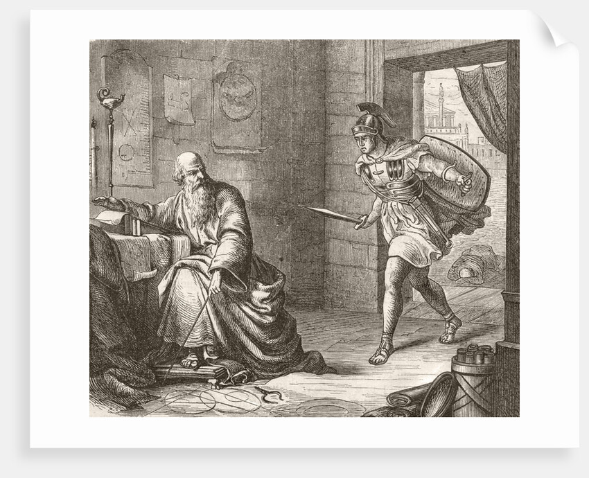 Soldier Attacking Archimedes by Anonymous
