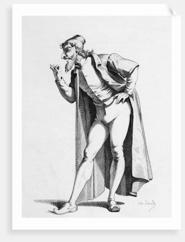 Italian Comedy Figure Pantalone by Anonymous