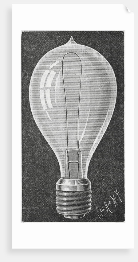 Early Light Bulb by Anonymous