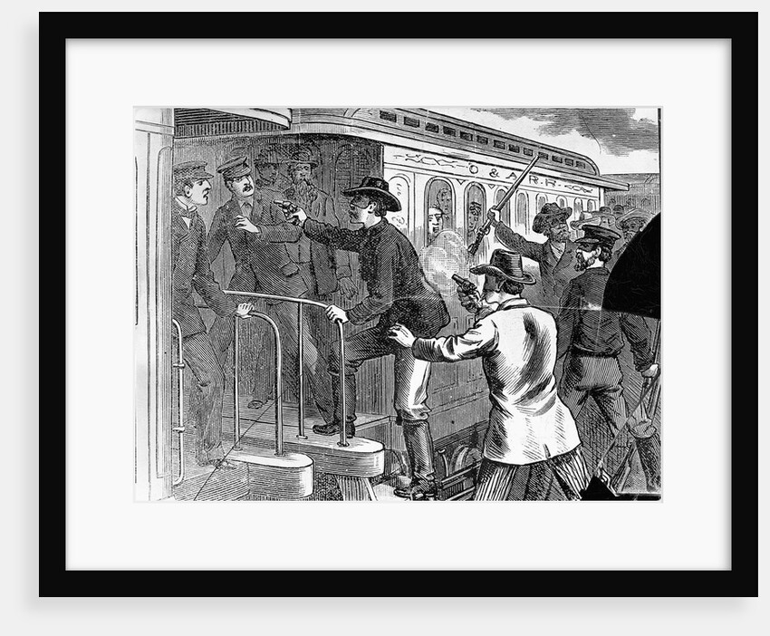 Jesse James Robbing a Train by Anonymous