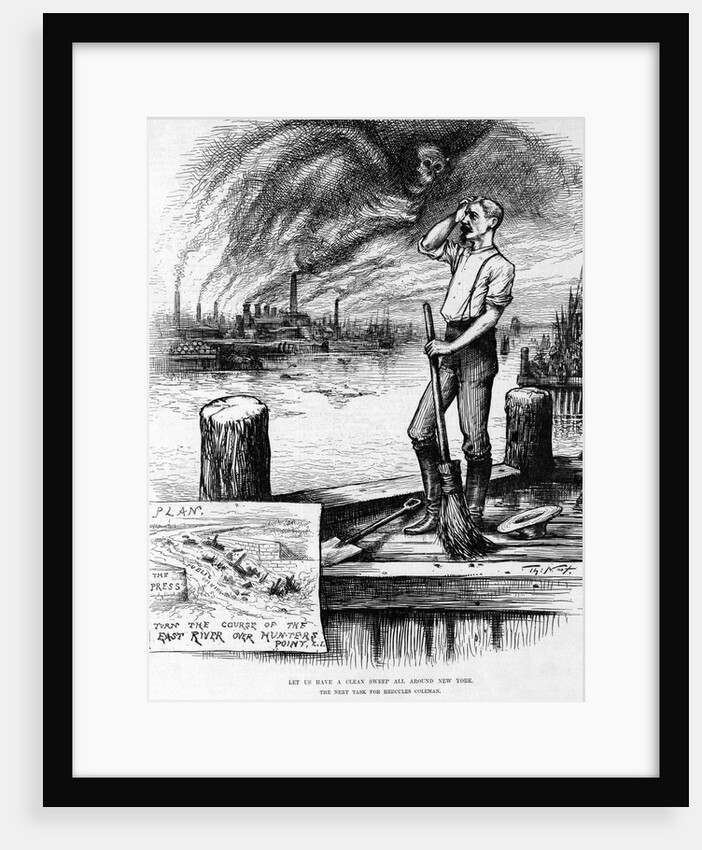 Cartoon of Air Pollution Engulfing City by Anonymous