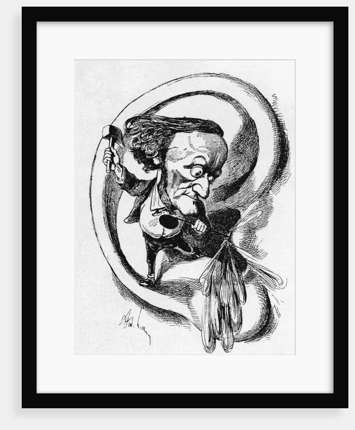 Caricature of the Human Ear by Anonymous