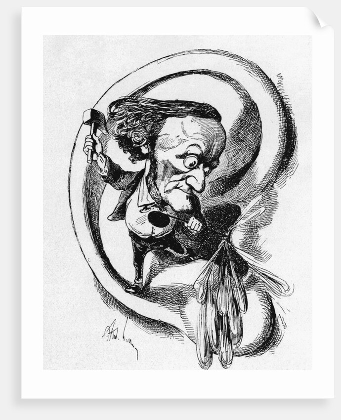 Caricature of the Human Ear by Anonymous