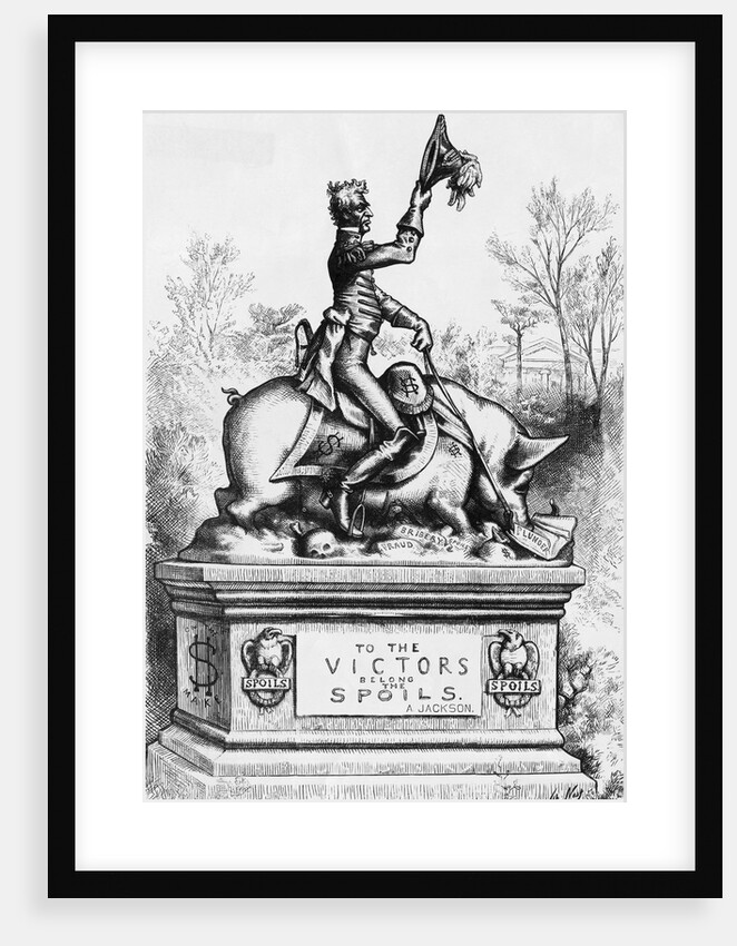 Political Cartoon of Andrew Jackson by Anonymous