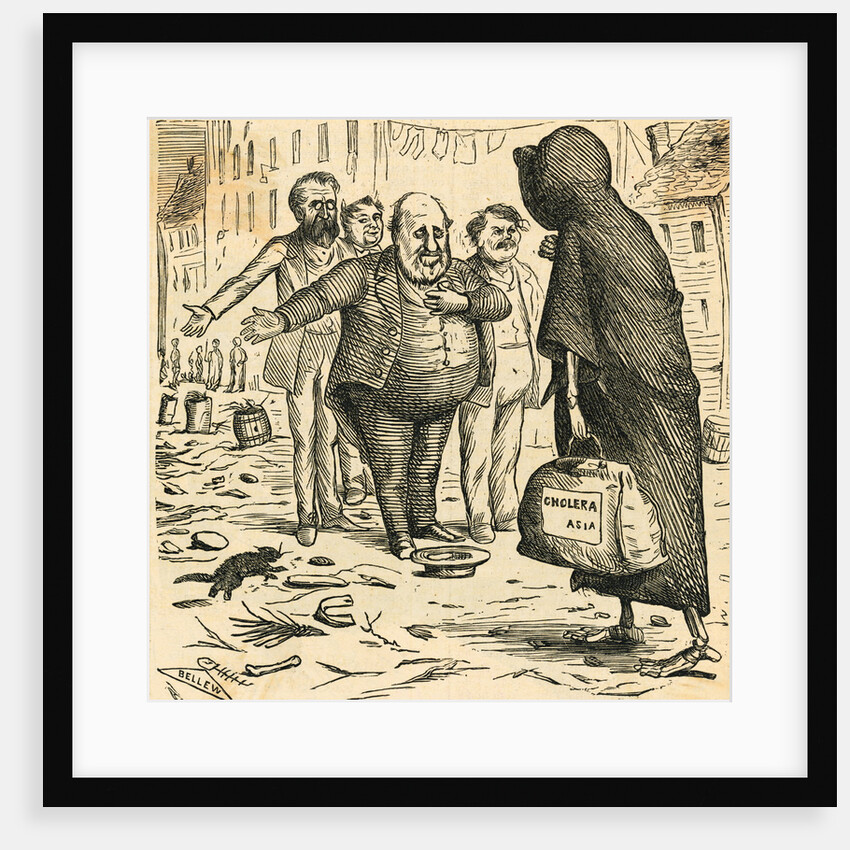 Cartoon Criticizing Health Conditions by Anonymous