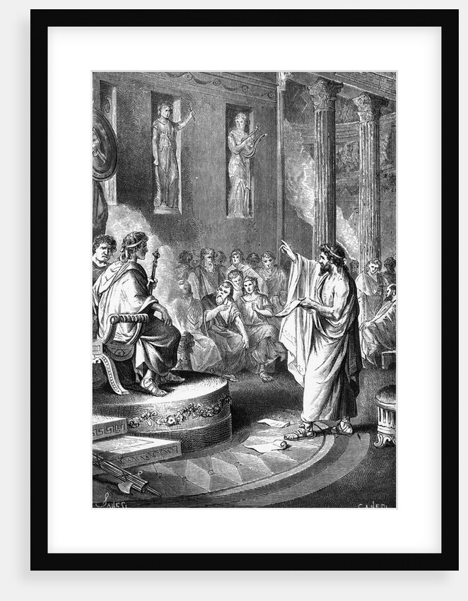 Valerius Addressing Senate by Anonymous