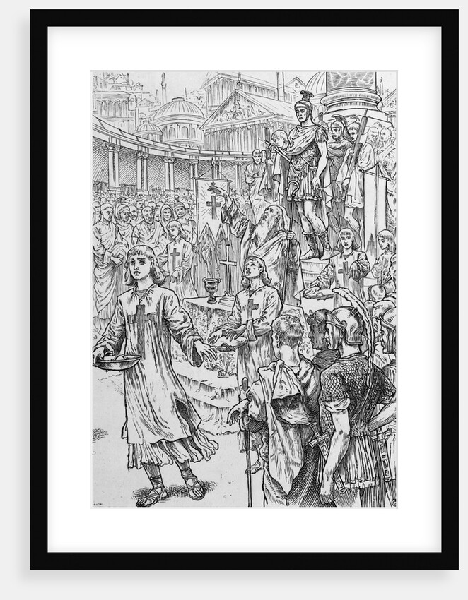 Constantine the Great Dedicating Constantinople by Anonymous