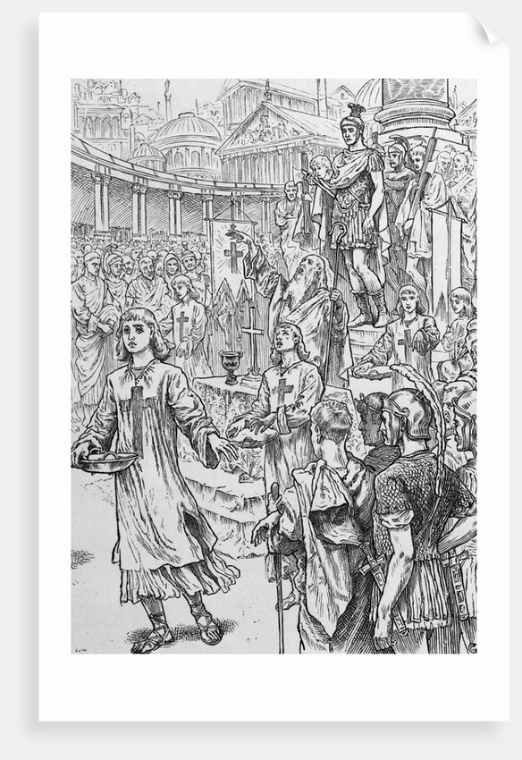 Constantine the Great Dedicating Constantinople by Anonymous