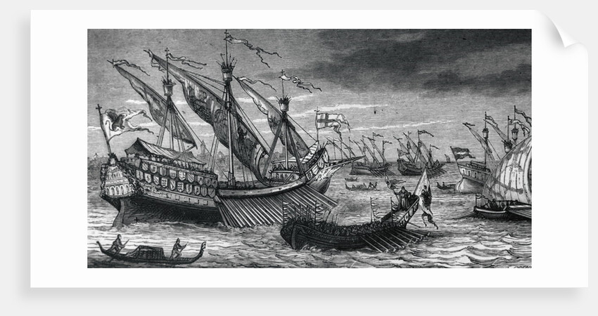 Ships Sailing to Join Crusade by Anonymous