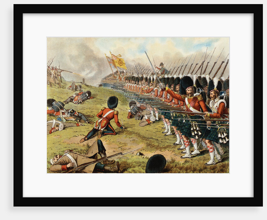 Illustration of the British Infantry of the Line from Harper's Young People by Anonymous