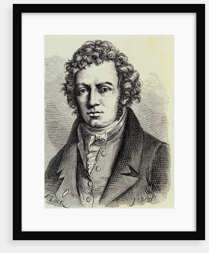 Portrait of Andre Marie Ampere by Frederick Lock