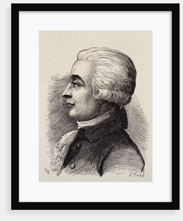 Portrait of Jean Pierre Francois Blanchard by Anonymous