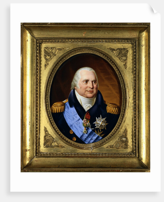 Portrait de Louis XVIII, King of France by Anonymous