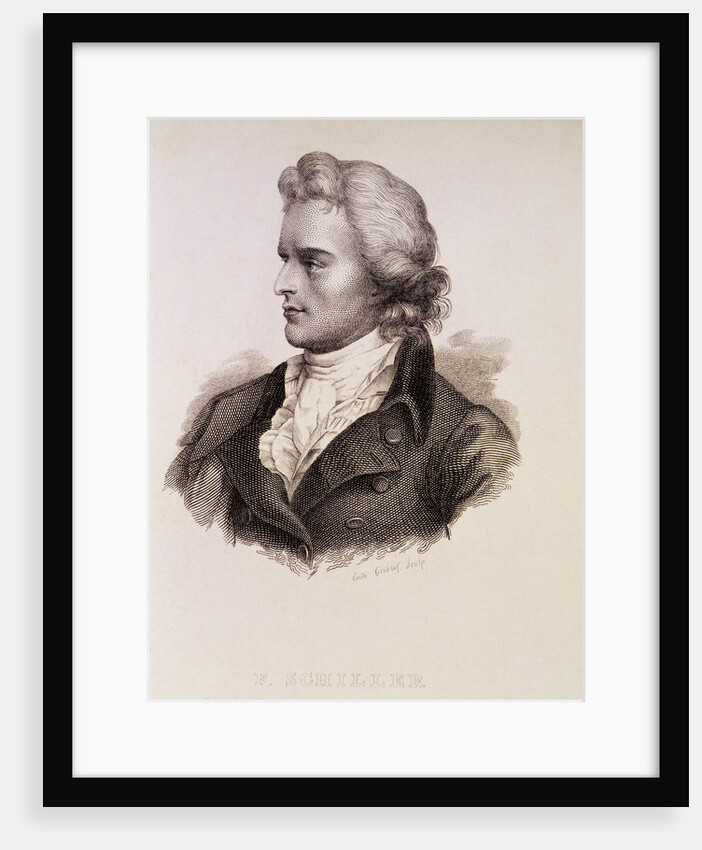 Portrait of Friedrich von Schiller by Anonymous