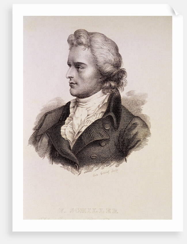 Portrait of Friedrich von Schiller by Anonymous