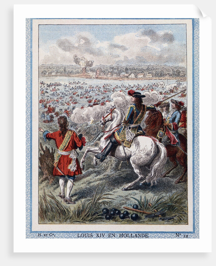 Louis XIV in Holland, Passage du Rhin by Anonymous