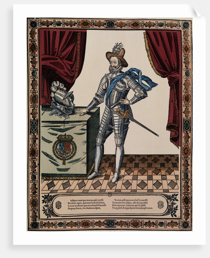 Portrait Engraving of Henry IV, King of France by Anonymous