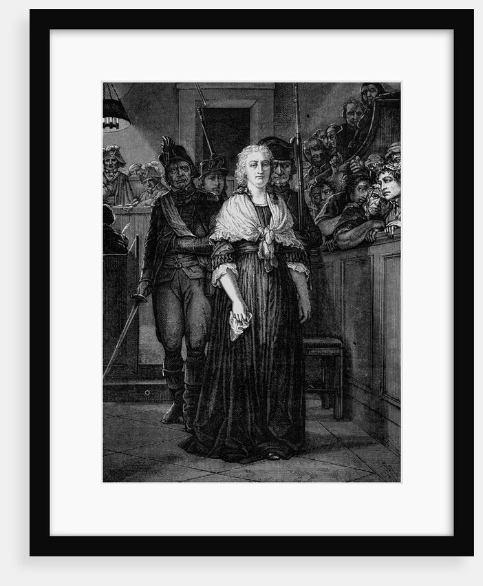 19th Century Portrait of Marie-Antoinette from L'Histoire de France by Henri Jean Guillaume Martin