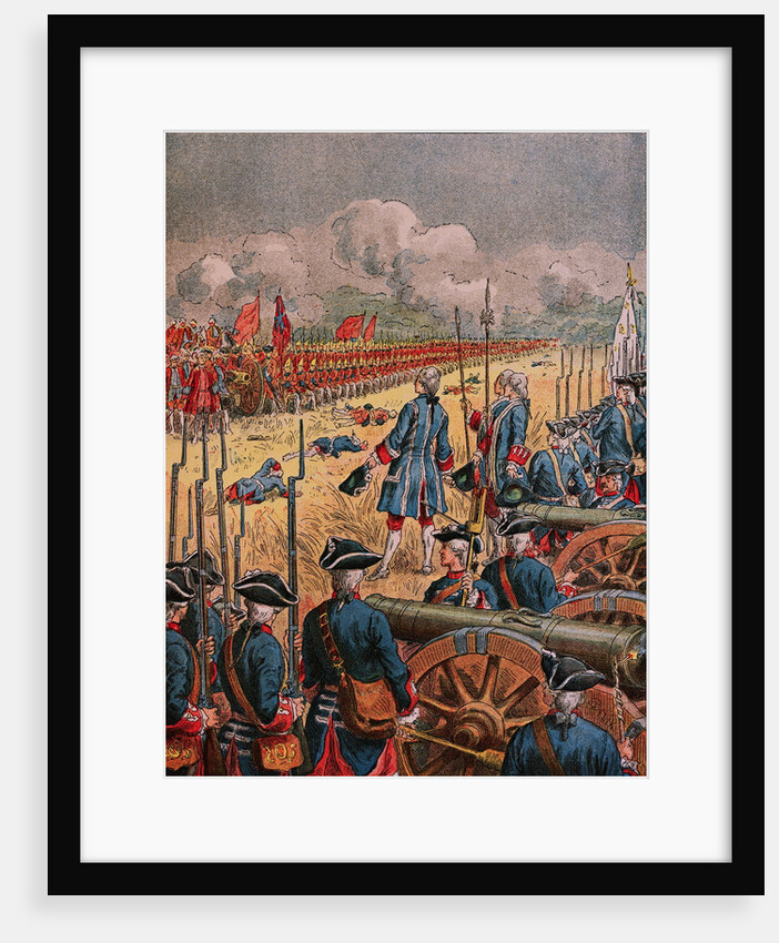 Battle of Fontenoy in 1705 by Anonymous